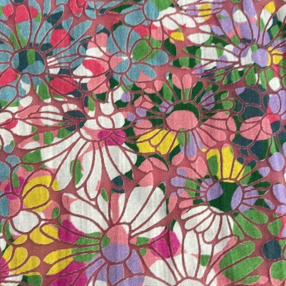 Kate Spade Mainline Floral Dots Burnout Blouse size M - Picture 7 of 12